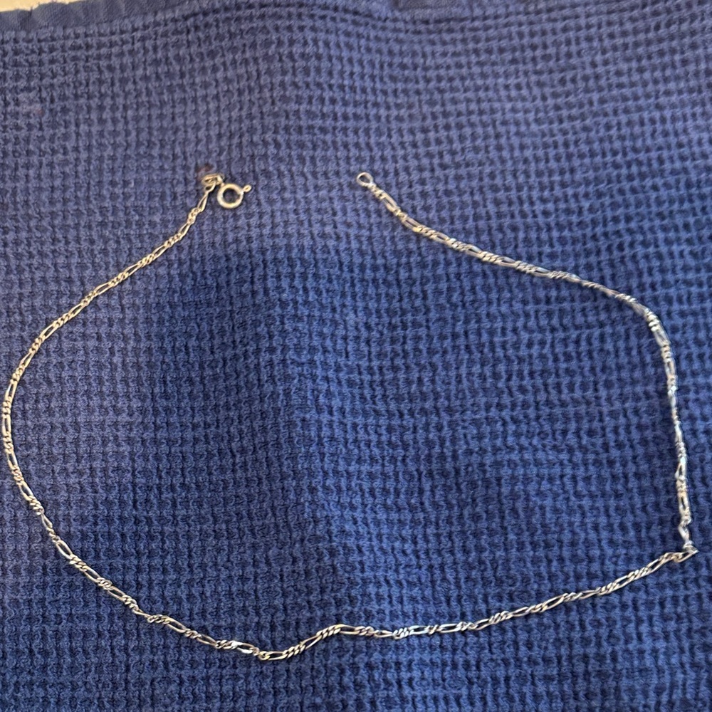 Elegant Sterling Silver Chain Necklace